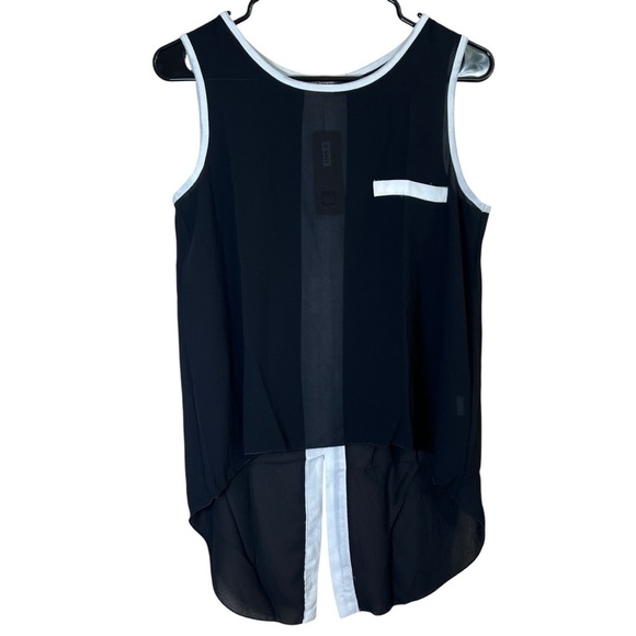 Jon & Anna Sheer Black Women’s Shirt Top Sleeveless Punk Rock Whimsigoth Size L - Picture 1 of 10